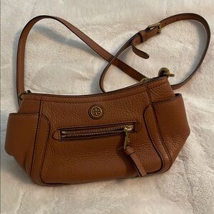 Tory Burch Brown Shoulder Bag with Adjustable Strap